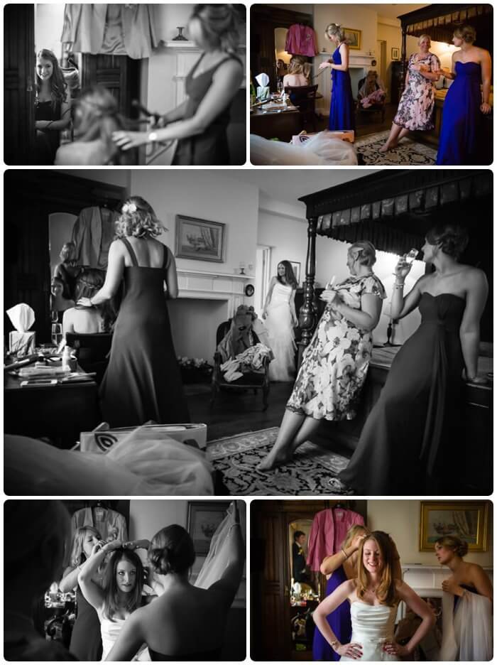 Bride getting ready, Wethele Manor. Warwickshire Weddings