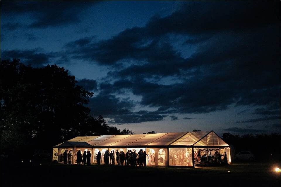 Marquee Wedding Photography